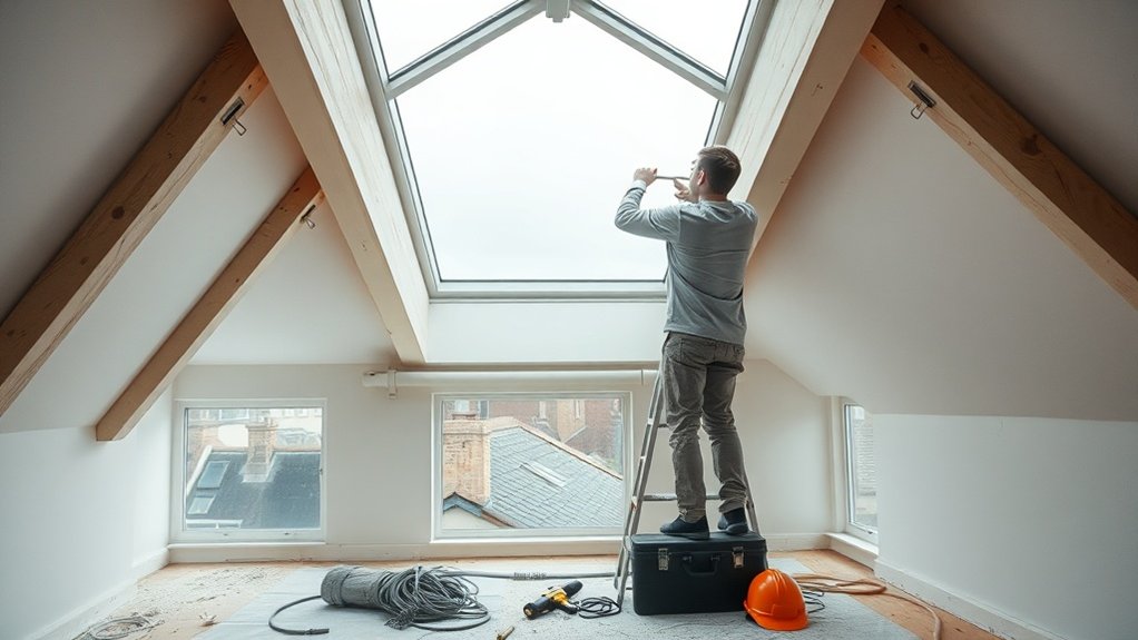 Electric Skylight Installation Elephant & Castle