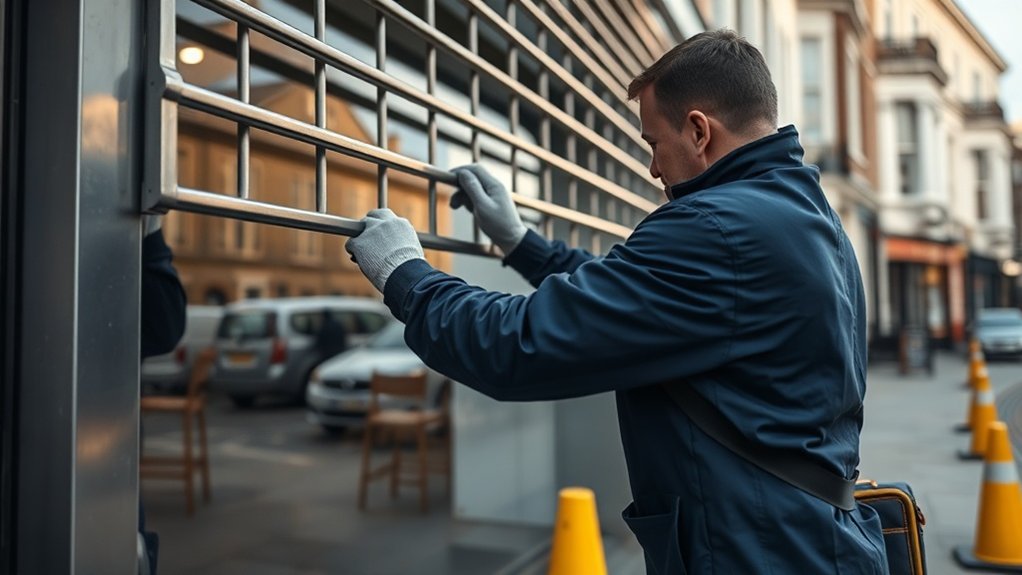 Security Grille Installation Elephant & Castle