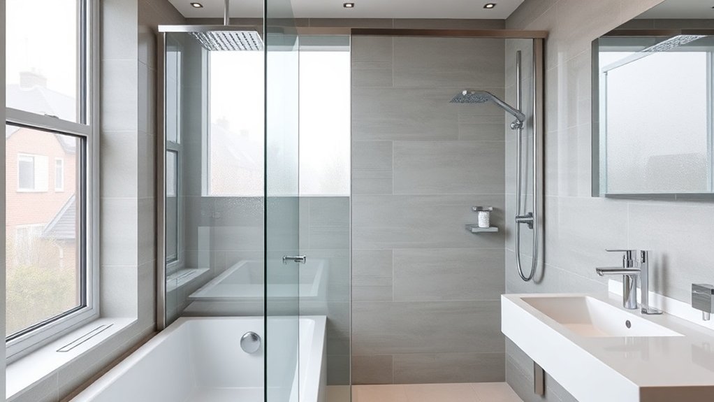 Semi-Frameless Shower Screens Elephant & Castle