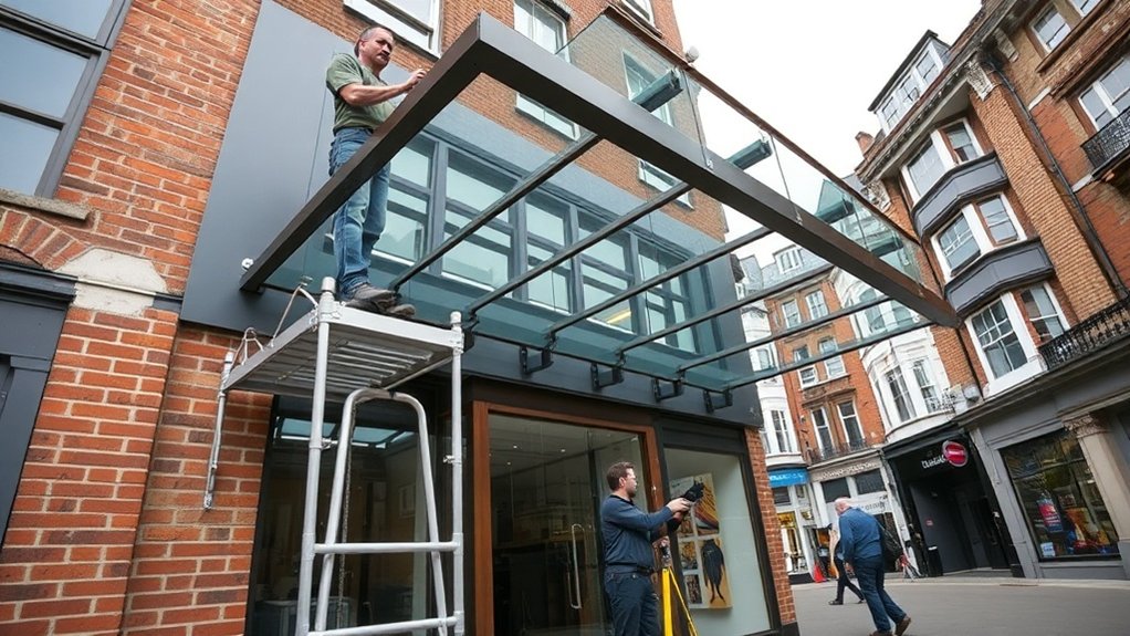 Shopfront Canopy Elephant & Castle