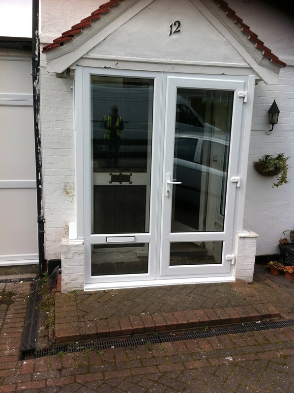 uPVC French doors fitted as front entrance in Elephant & Castle